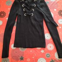 Maglione nero Tezenis