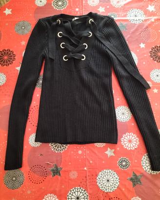Maglione nero Tezenis