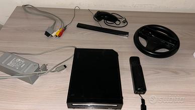 Nintendo wii nera ottime  condizioni + accessori