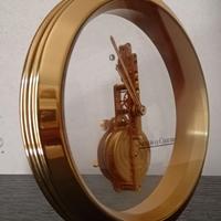 Orologio oro da tavolo Jaeger Le Coultre