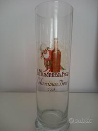 Birra Menabrea - 6 bicchieri Christmas Beer NUOVI