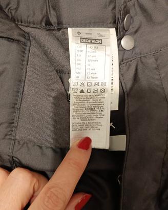 pantaloni neve bimbo 12 anni