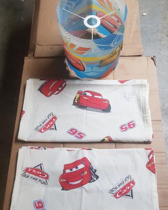 set di 3 pz a tema CARS