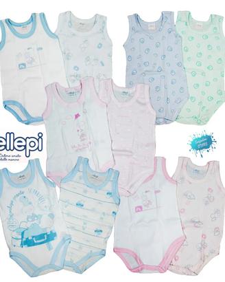 2BODY BABY ELLEPI 100% COTONE LEGGERO SPALLA LARGA