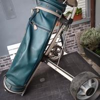 zaino Ben Hogan con carrello e 5 ferri
