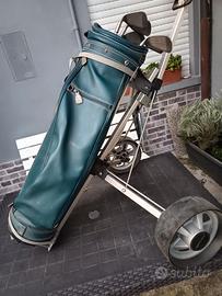 zaino Ben Hogan con carrello e 5 ferri