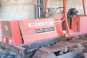 Fiat agri 160/55 cingolato aratro bivomero Nardi