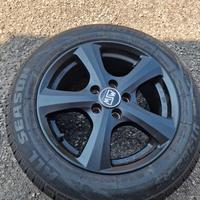 ruota in lega pneumatico tutte stagioni 215 55 R16