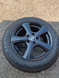 ruota in lega pneumatico tutte stagioni 215 55 R16