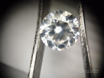 1  Diamante (Naturale) - 0.32 ct - Rotondo -