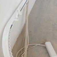 bastone per tenda con angoli curvi 