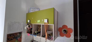 Cameretta bambini completa con letto a castello