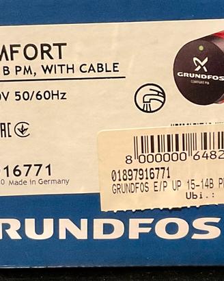 Pompa Grundfos ricircolo