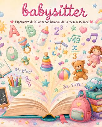 baby sitter, ripetizionj
