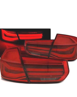 FANALI BMW F30 A LED BAR TUBE LIGHT ROSSI