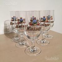 Set calici da birra Keiser nuovi