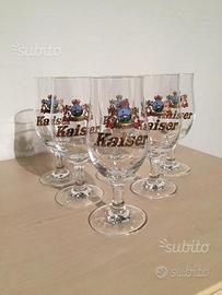 Set calici da birra Keiser nuovi