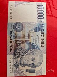 banconota da 10000lire Volta in fior di stampa 