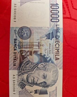 banconota da 10000lire Volta in fior di stampa 