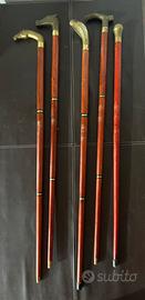 Bastoni in Legno e Ottone Fiaschetta Segreta