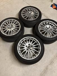 Cerchi oz da 17 attacco 5x112 completi di gomme