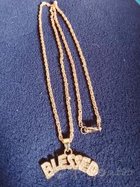 Collana dorata BLESSED