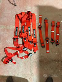 Coppia Cinture sparco 6pt