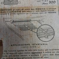 tendine  cofano motore 