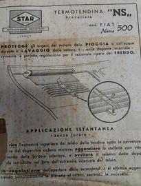 tendine  cofano motore 