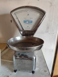 Bilancia da cucina vintage in acciaio inox