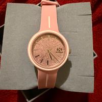 Orologio Superga rosa glitter cinturino in silico