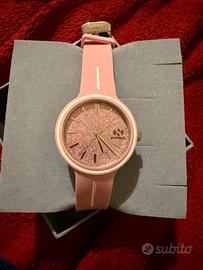Orologio Superga rosa glitter cinturino in silico