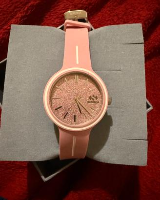 Orologio Superga rosa glitter cinturino in silico