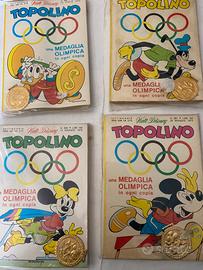 Lotto topolino con medaglia olimpica