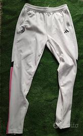 Pantaloni Training Juventus Adidas Bianco Rosa 