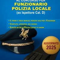 MANUALE CONCORSO FUNZIONARIO POLIZIA LOCALE 