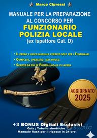 MANUALE CONCORSO FUNZIONARIO POLIZIA LOCALE 