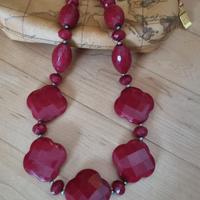 Collana rossa in pietre dure Red Passion