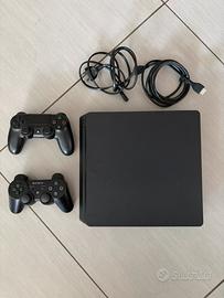 PlayStation 4 Slim + 2 Controller + Cavi