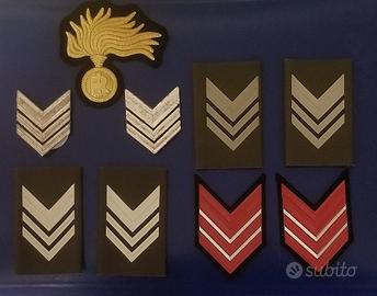 Carabinieri gradi in disuso