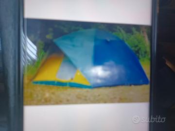 Tenda campeggio con doppio tetto 4 posti 
