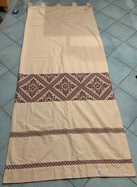 Tenda Tessuto Cotone Ecru Beige 208x248