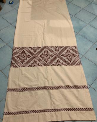 Tenda Tessuto Cotone Ecru Beige 208x248