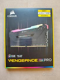 Corsair Vengeance led 32gb DDR4 2x16 3600mhz CL18