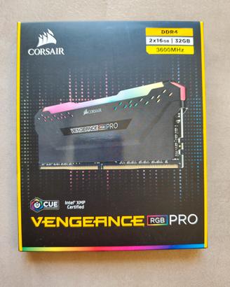 Corsair Vengeance led 32gb DDR4 2x16 3600mhz CL18