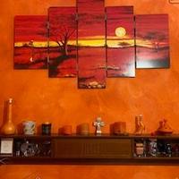 Mensolone sospeso in legno per camera da letto