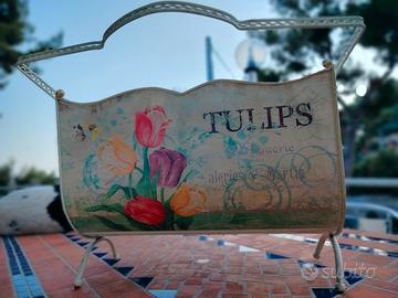 Portariviste shabby chic 