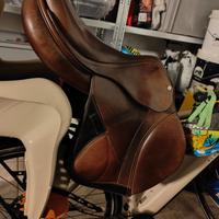 Sella da salto Equiline EQ1 con finimenti cavallo