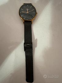 Orologio Donna Nero e Oro