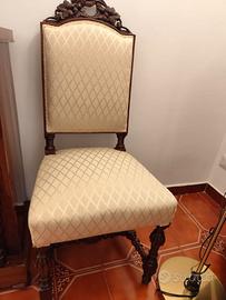 Sedie struttura rocchetti